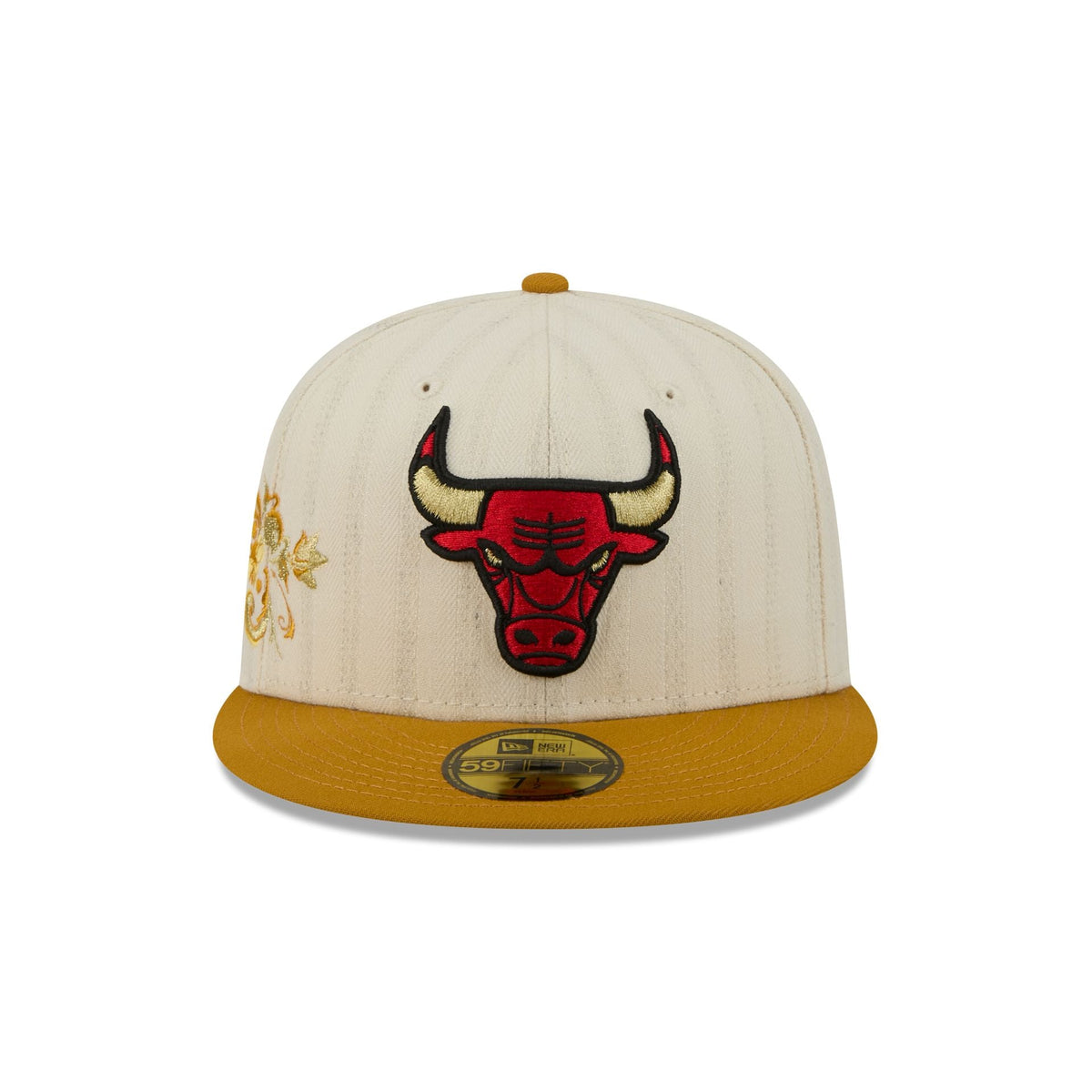 Chicago Bulls Chrome Herringbone 59FIFTY Fitted Hat
