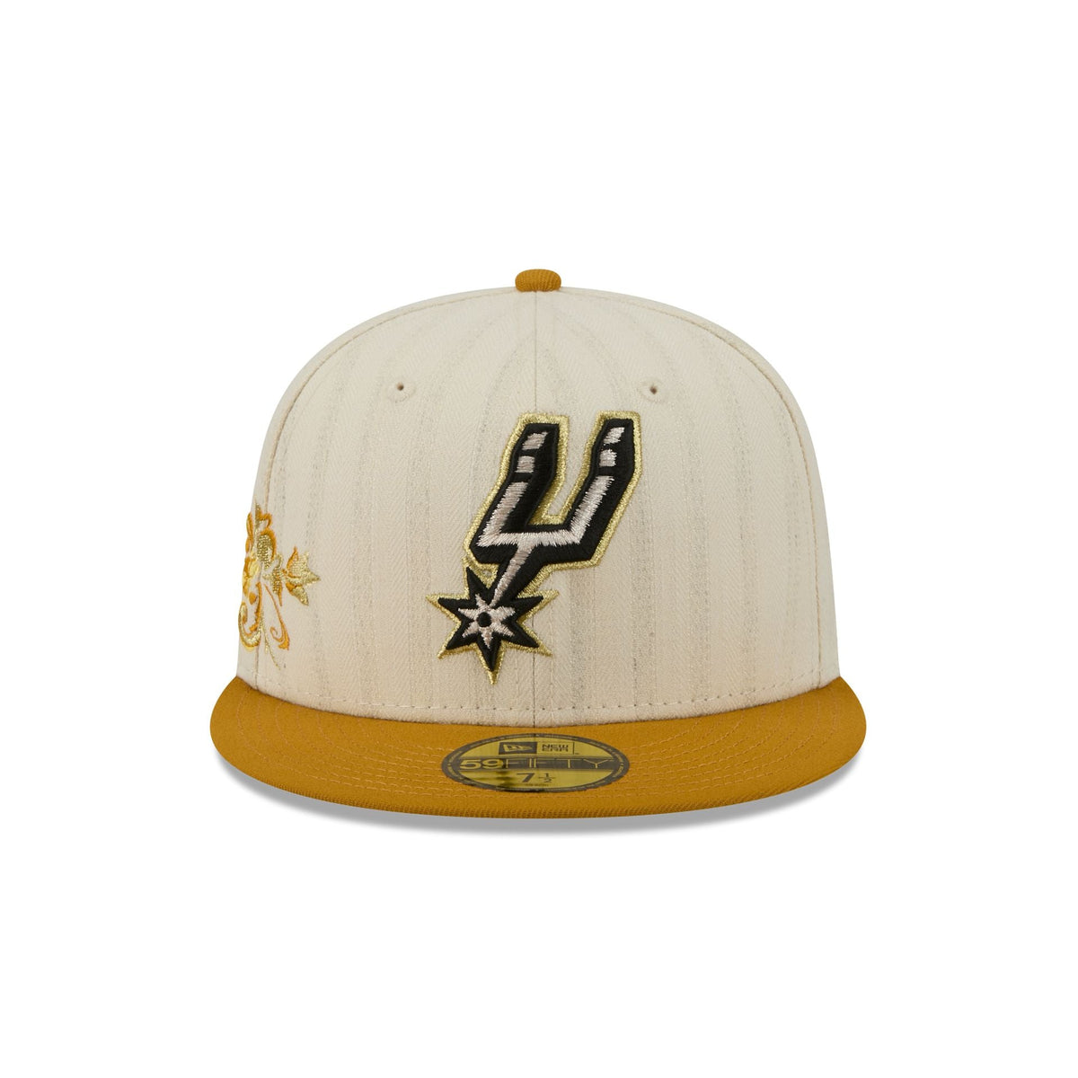 San Antonio Spurs Chrome Herringbone 59FIFTY Fitted Hat