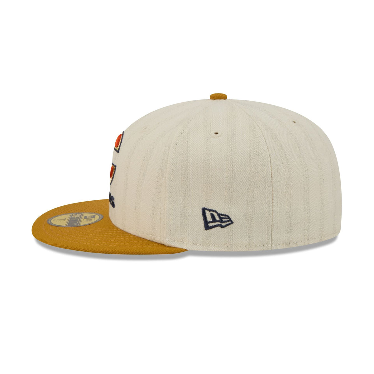 Chicago Bears Chrome Herringbone 59FIFTY Fitted Hat