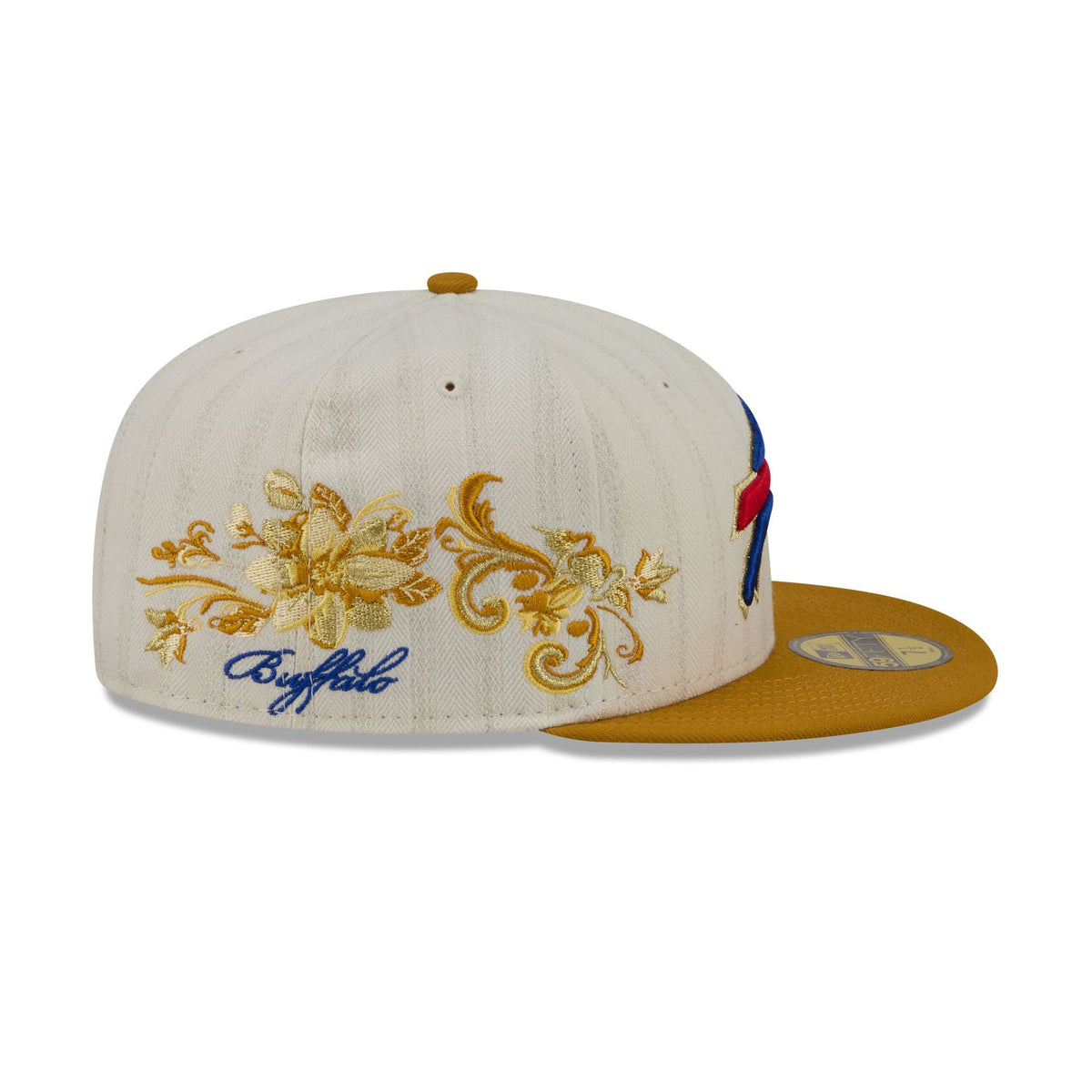 Buffalo Bills Chrome Herringbone 59FIFTY Fitted Hat