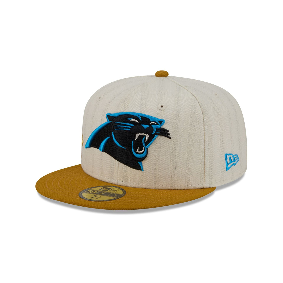 Carolina Panthers Chrome Herringbone 59FIFTY Fitted Hat