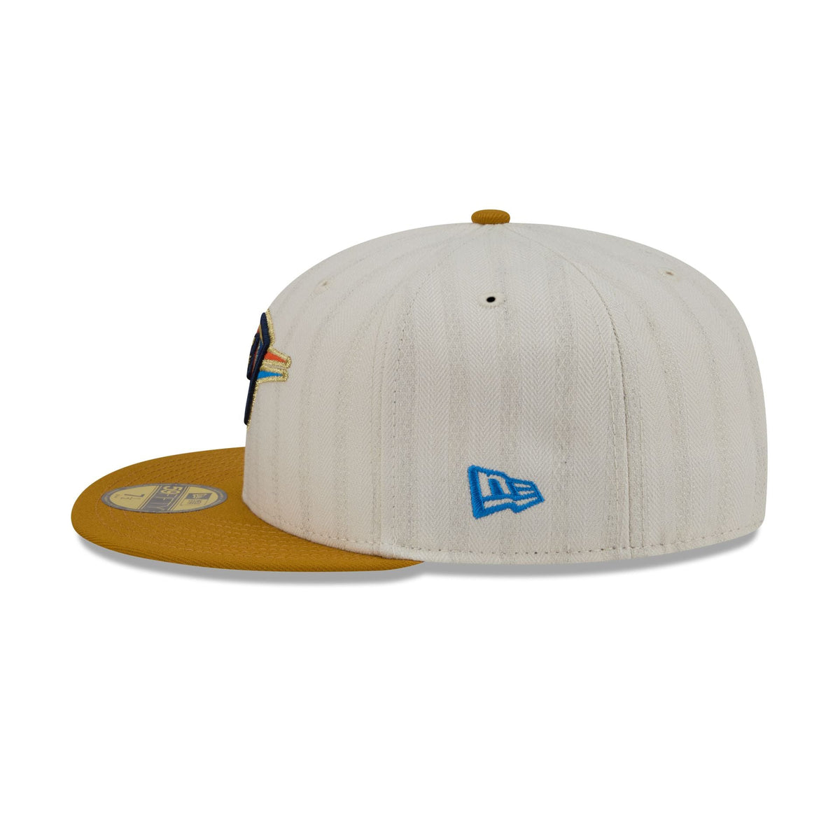 Oklahoma City Thunder Chrome Herringbone 59FIFTY Fitted Hat