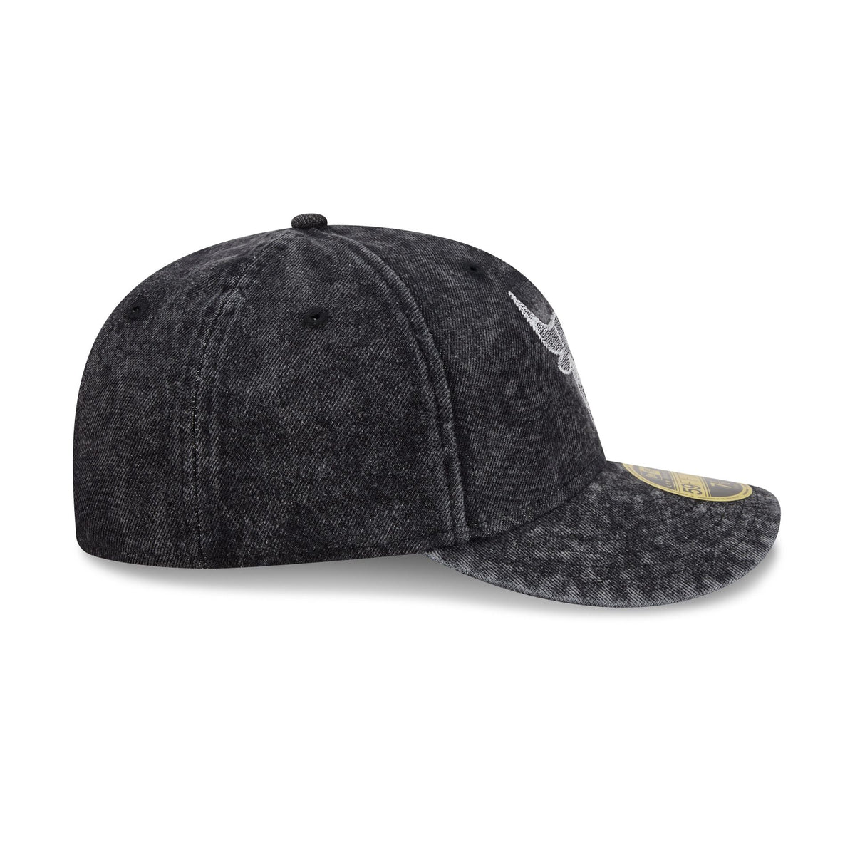 Chicago Bulls Black Denim Low Profile 59FIFTY Fitted Hat