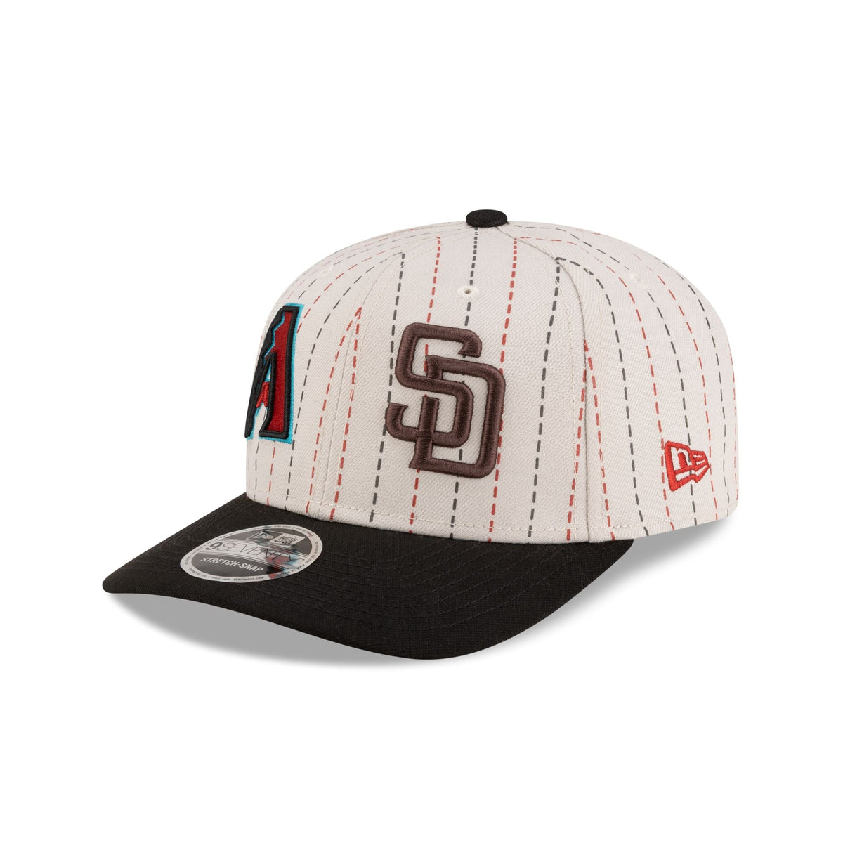 MLB 2026 MLB World Tour Mexico City Series Arizona Diamondbacks vs. San Diego Padres Pinstripe 9SEVENTY Strech-Snap Hat