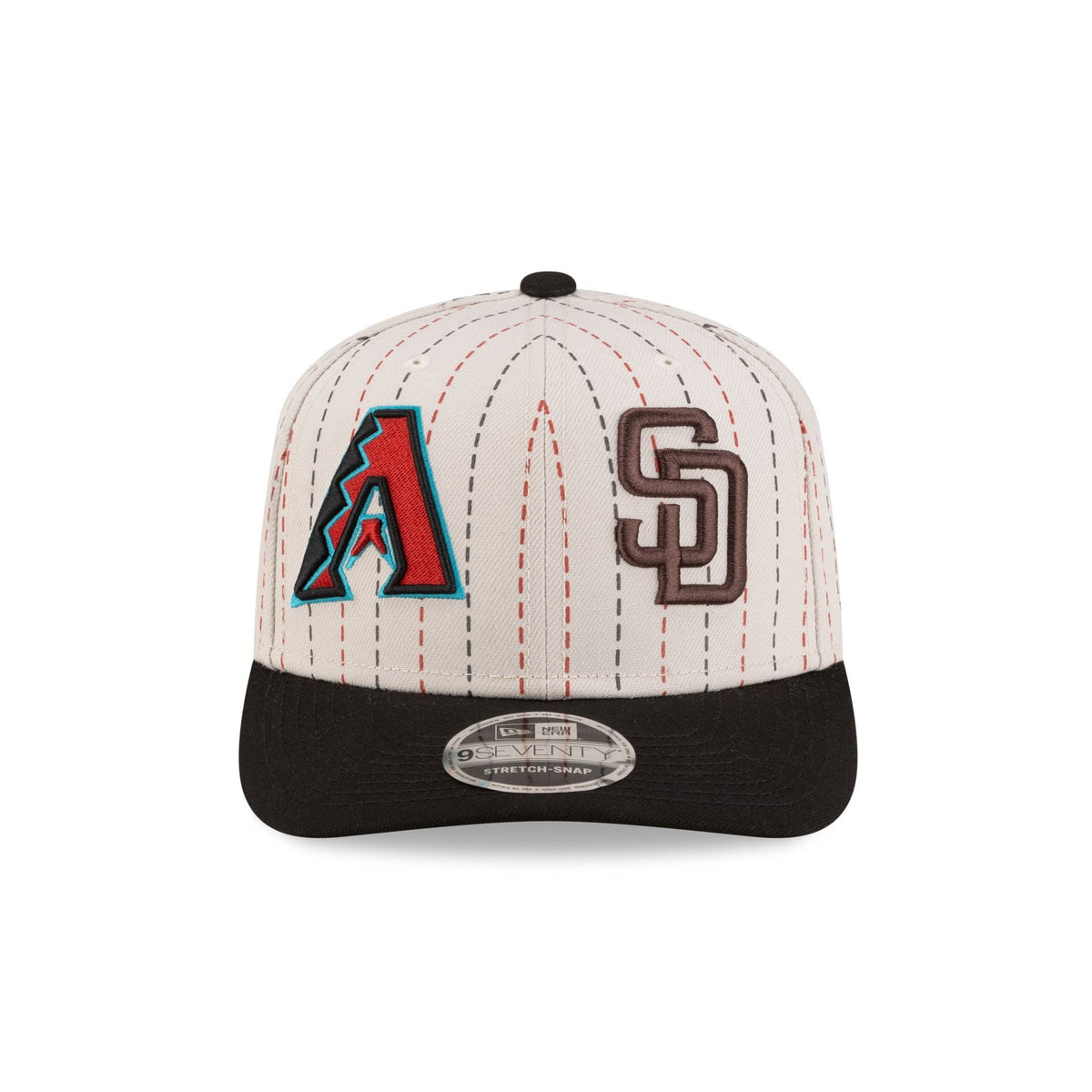 MLB 2026 MLB World Tour Mexico City Series Arizona Diamondbacks vs. San Diego Padres Pinstripe 9SEVENTY Strech-Snap Hat