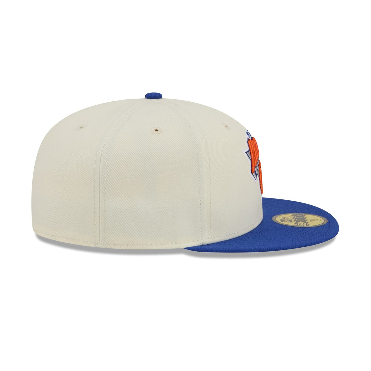 New York Knicks Chrome White Basic 59FIFTY Fitted Hat