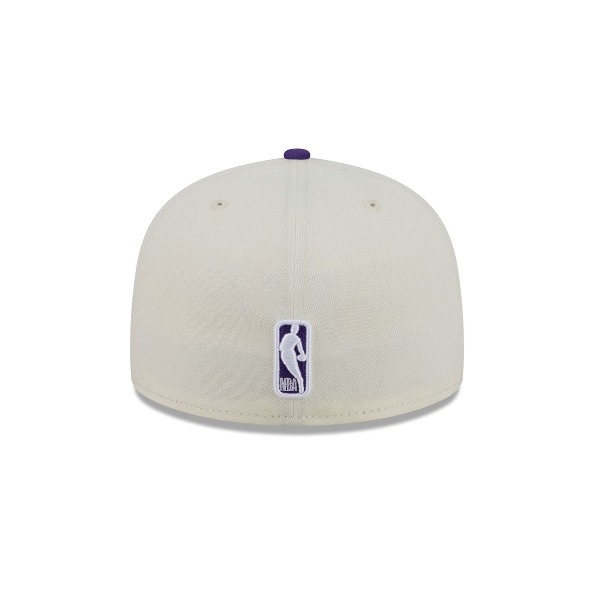 Los Angeles Lakers Chrome White Basic 59FIFTY Fitted Hat