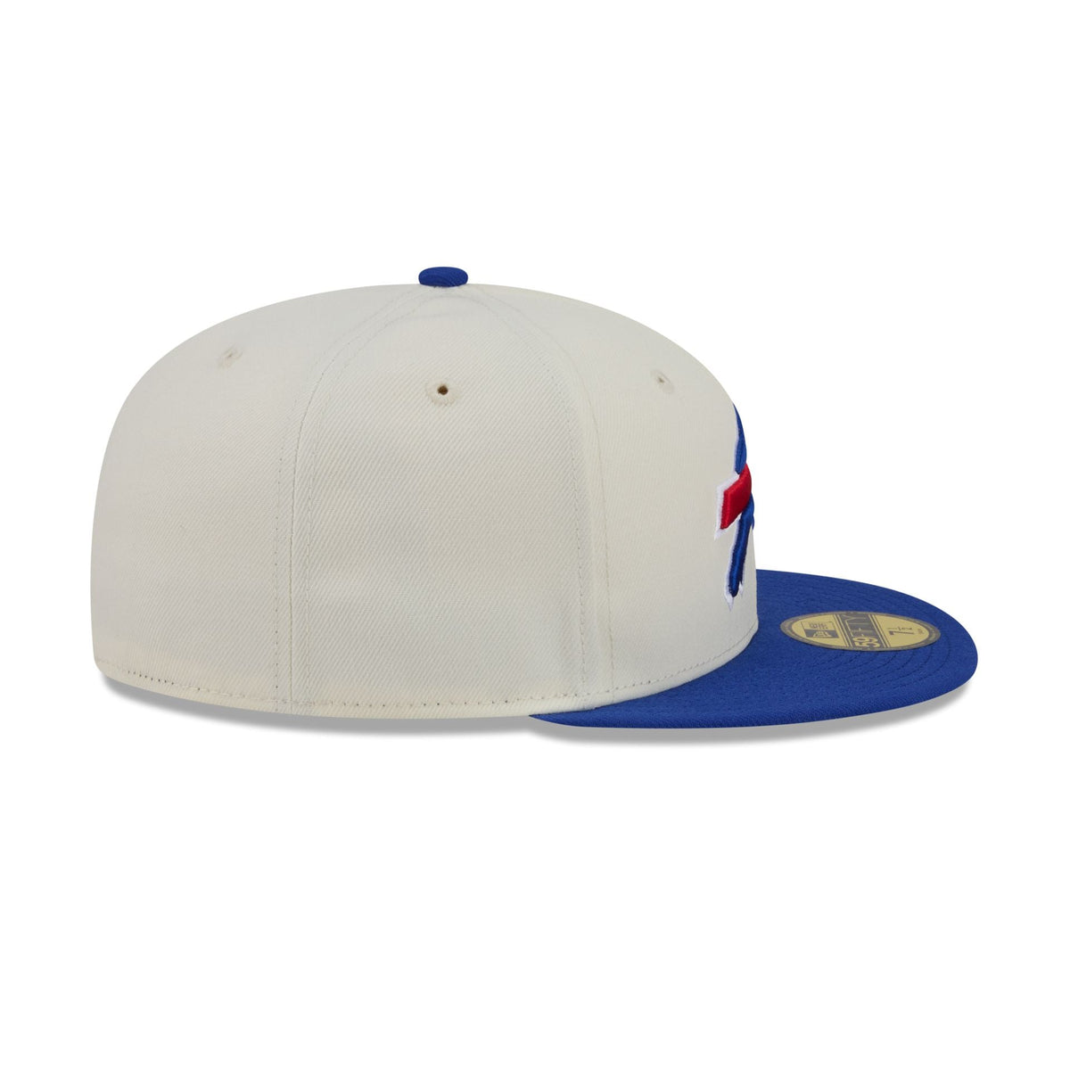 Buffalo Bills Chrome White Basic 59FIFTY Fitted Hat