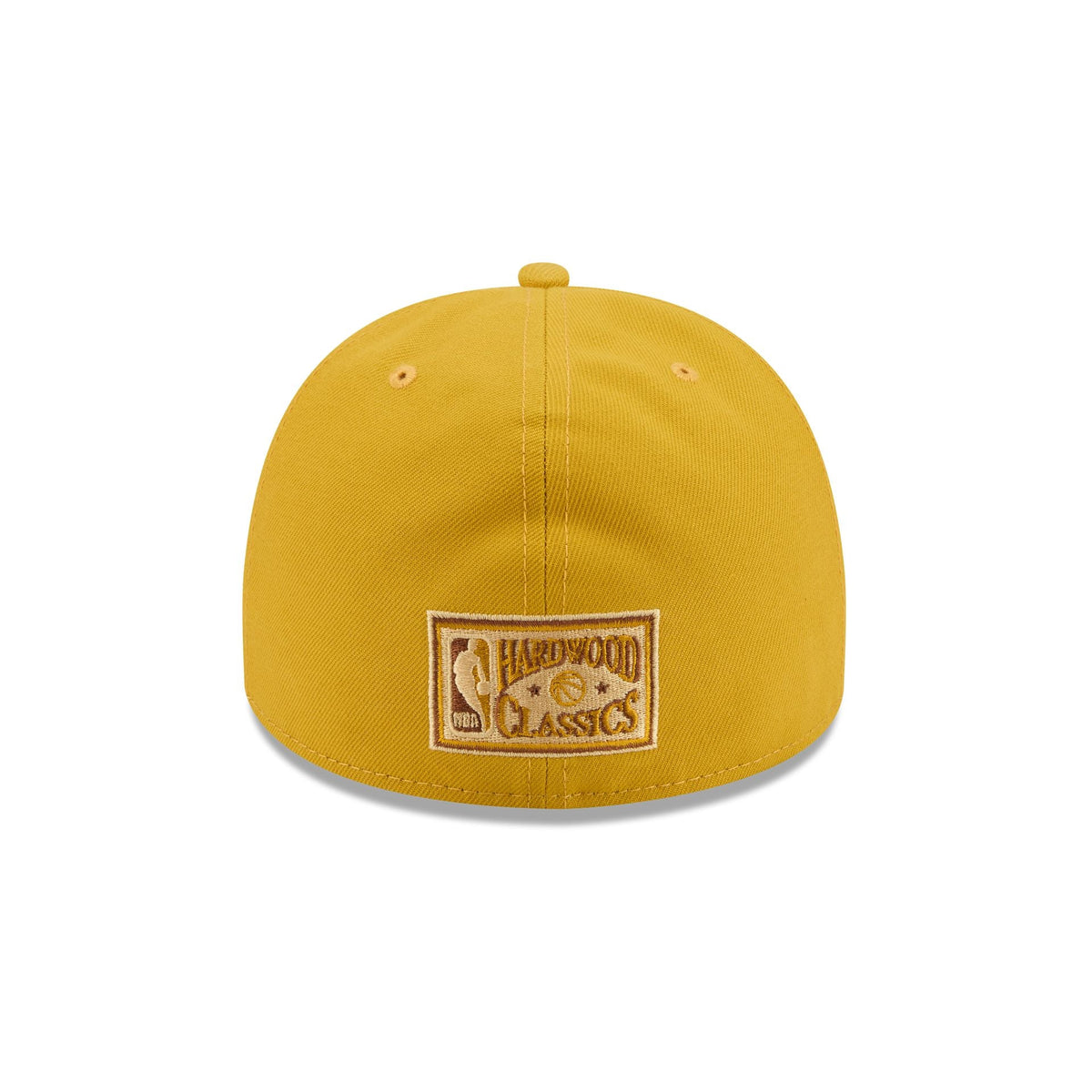 Just Caps Hardwood Classics Trophy Yellow Golden State Warriors 59FIFTY A-Frame Fitted Hat