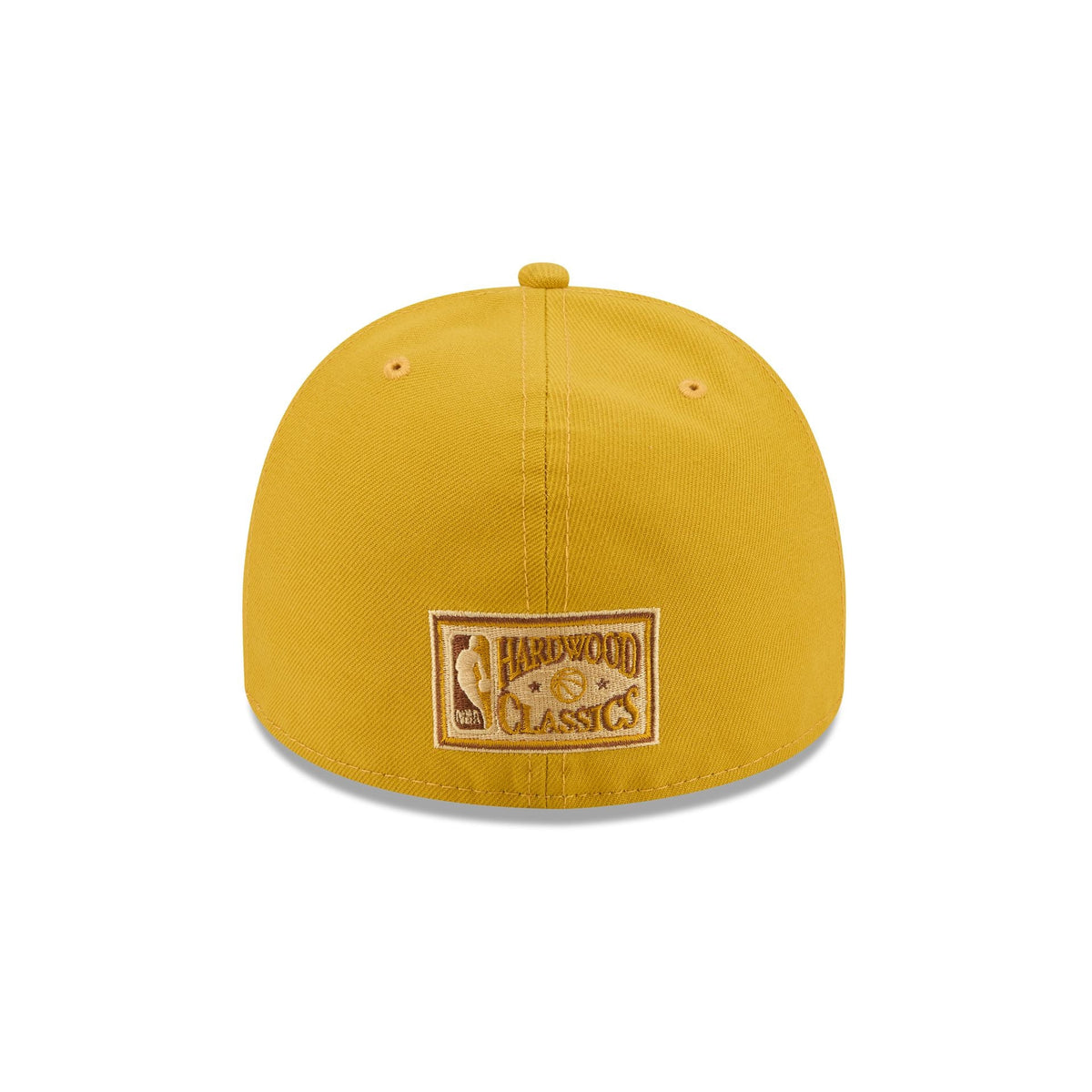 Just Caps Hardwood Classics Trophy Yellow Boston Celtics 59FIFTY A-Frame Fitted Hat