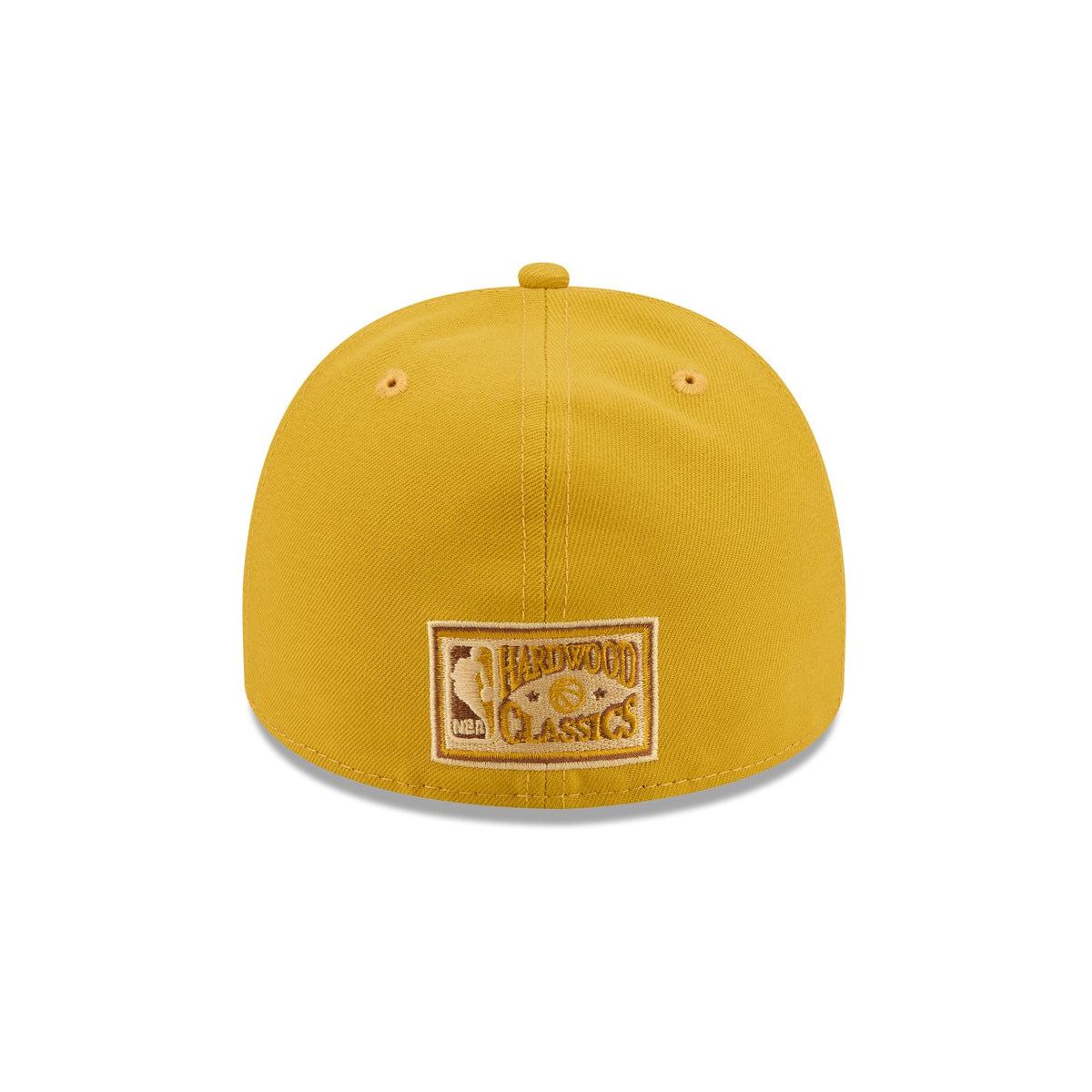 Just Caps Hardwood Classics Trophy Yellow Dallas Mavericks 59FIFTY A-Frame Fitted Hat