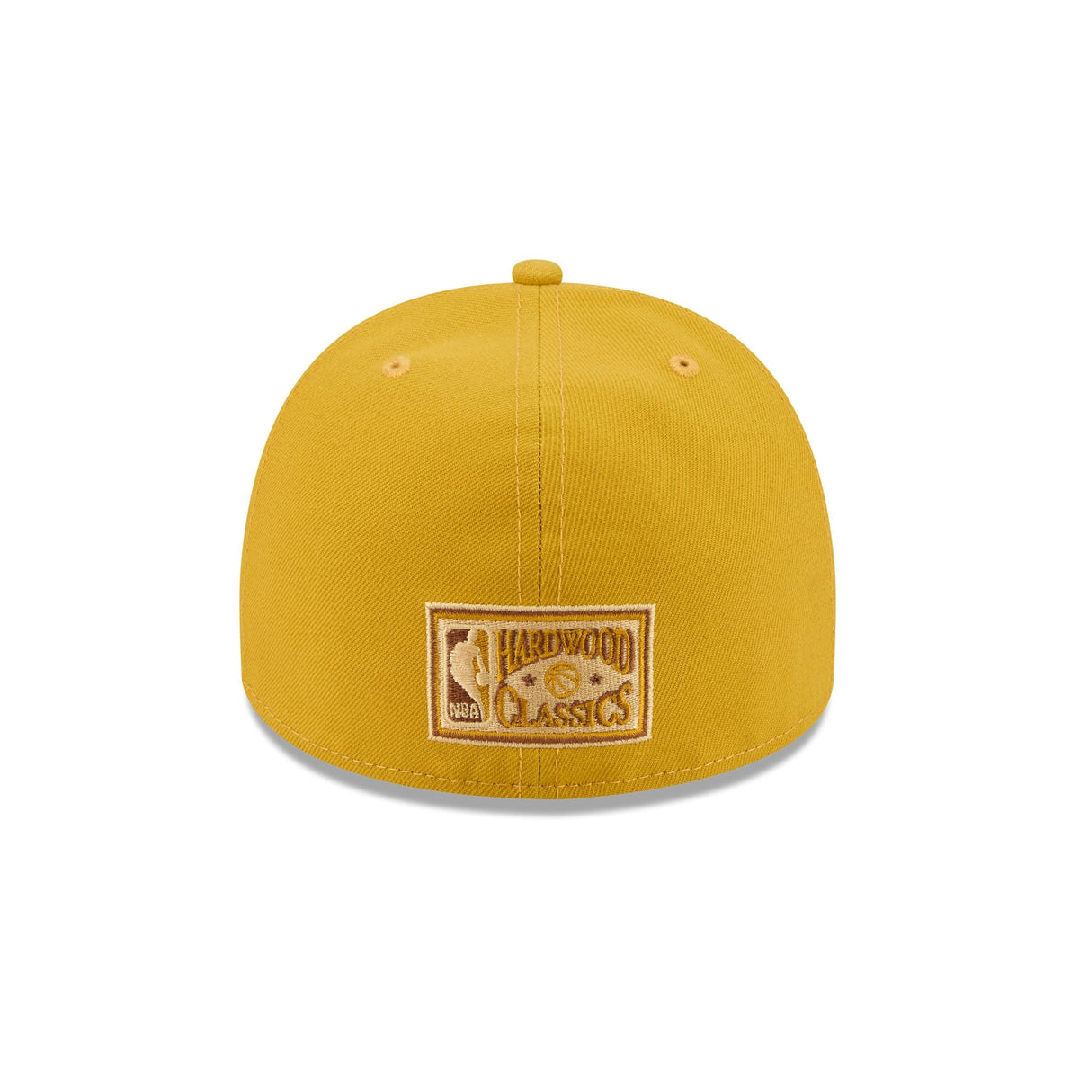 Just Caps Hardwood Classics Trophy Yellow Chicago Bulls 59FIFTY A-Frame Fitted Hat