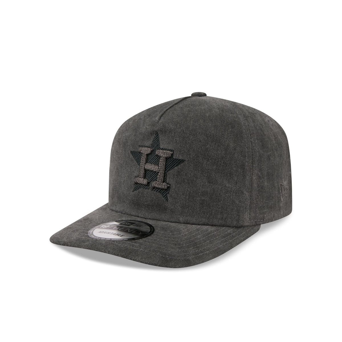 Houston Astros Black Pigment Dye 19TWENTY Snapback Hat