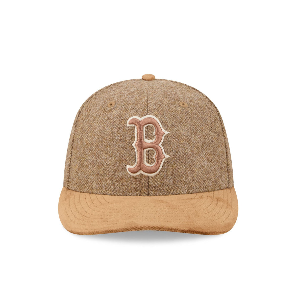 Boston Red Sox Moon Brisbane Moss Brown Visor 59FIFTY Fitted Hat