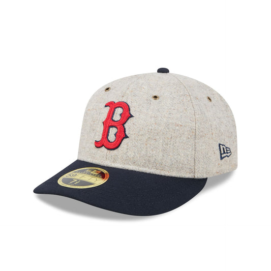 Boston Red Sox Moon Herringbone Retro Crown 59FIFTY Fitted Hat