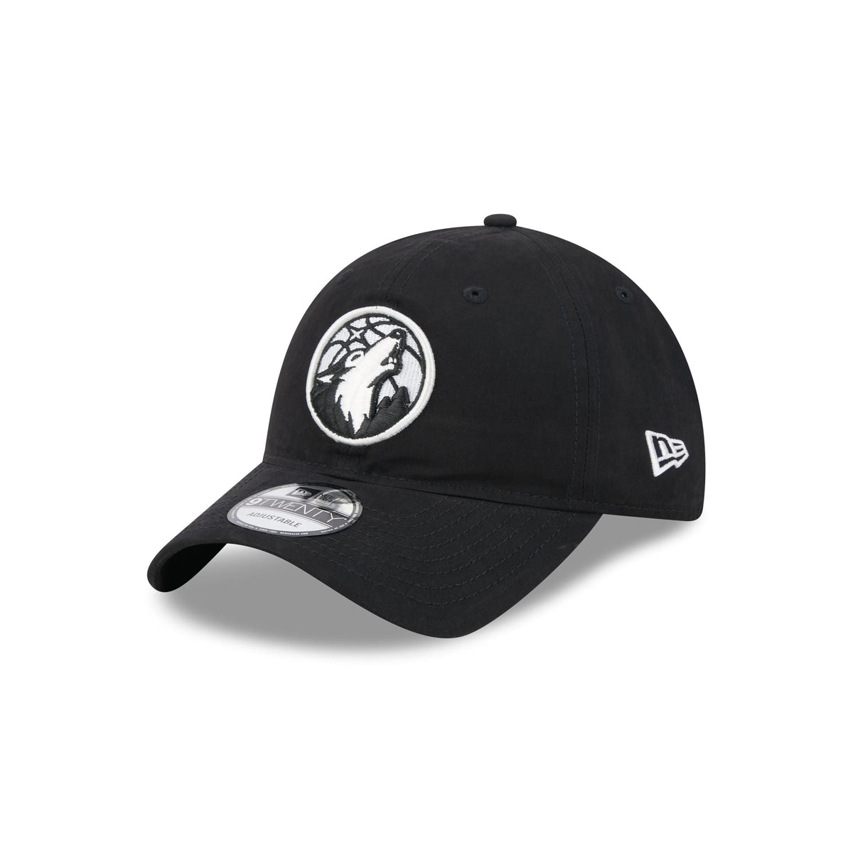 Minnesota Timberwolves Nylon Black 9TWENTY Adjustable Hat
