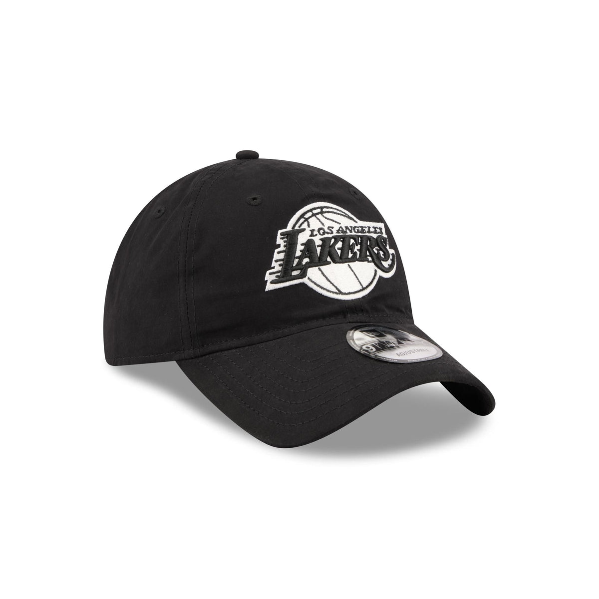 Los Angeles Lakers Nylon Black 9TWENTY Adjustable Hat
