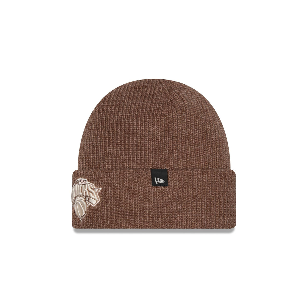 New York Knicks Woolen Tan Short Cuff Knit Beanie Hat
