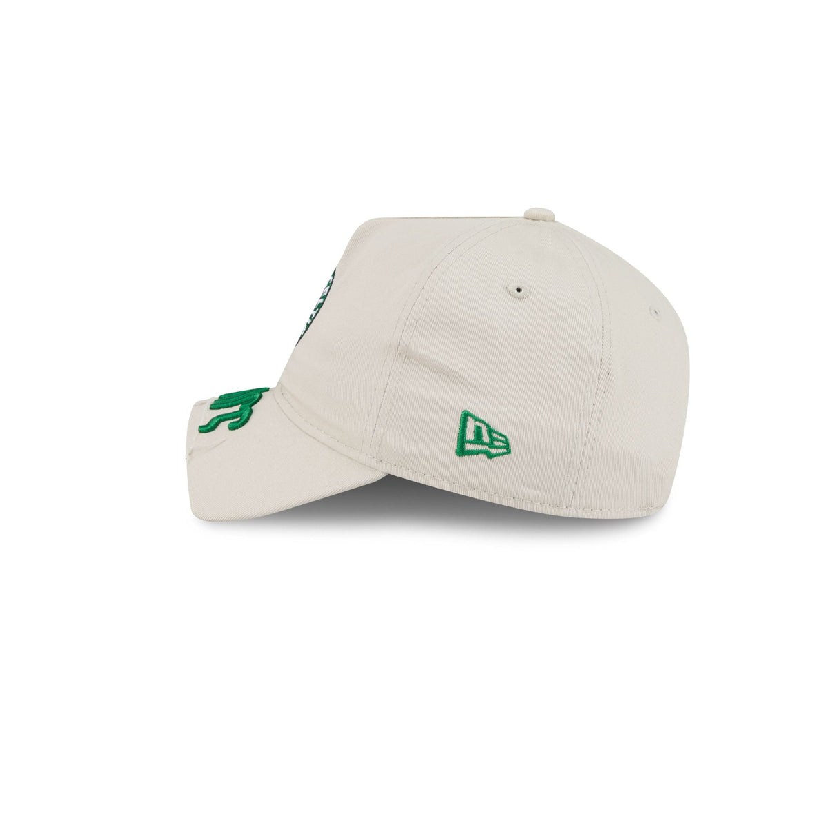 Boston Celtics Stone 9FORTY A-Frame Unstructured Cut-Off Visor Snapback Hat