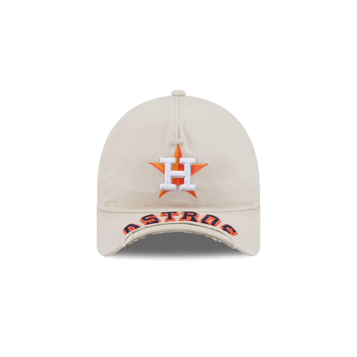 Houston Astros Stone 9FORTY A-Frame Unstructured Cut-Off Visor Snapback Hat