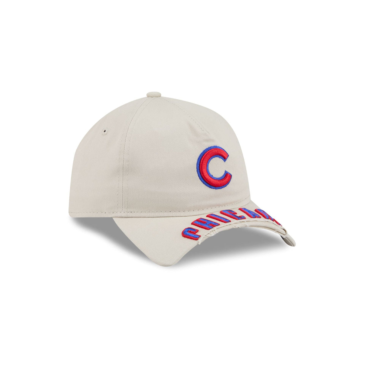 Chicago Cubs Stone 9FORTY A-Frame Unstructured Cut-Off Visor Snapback Hat