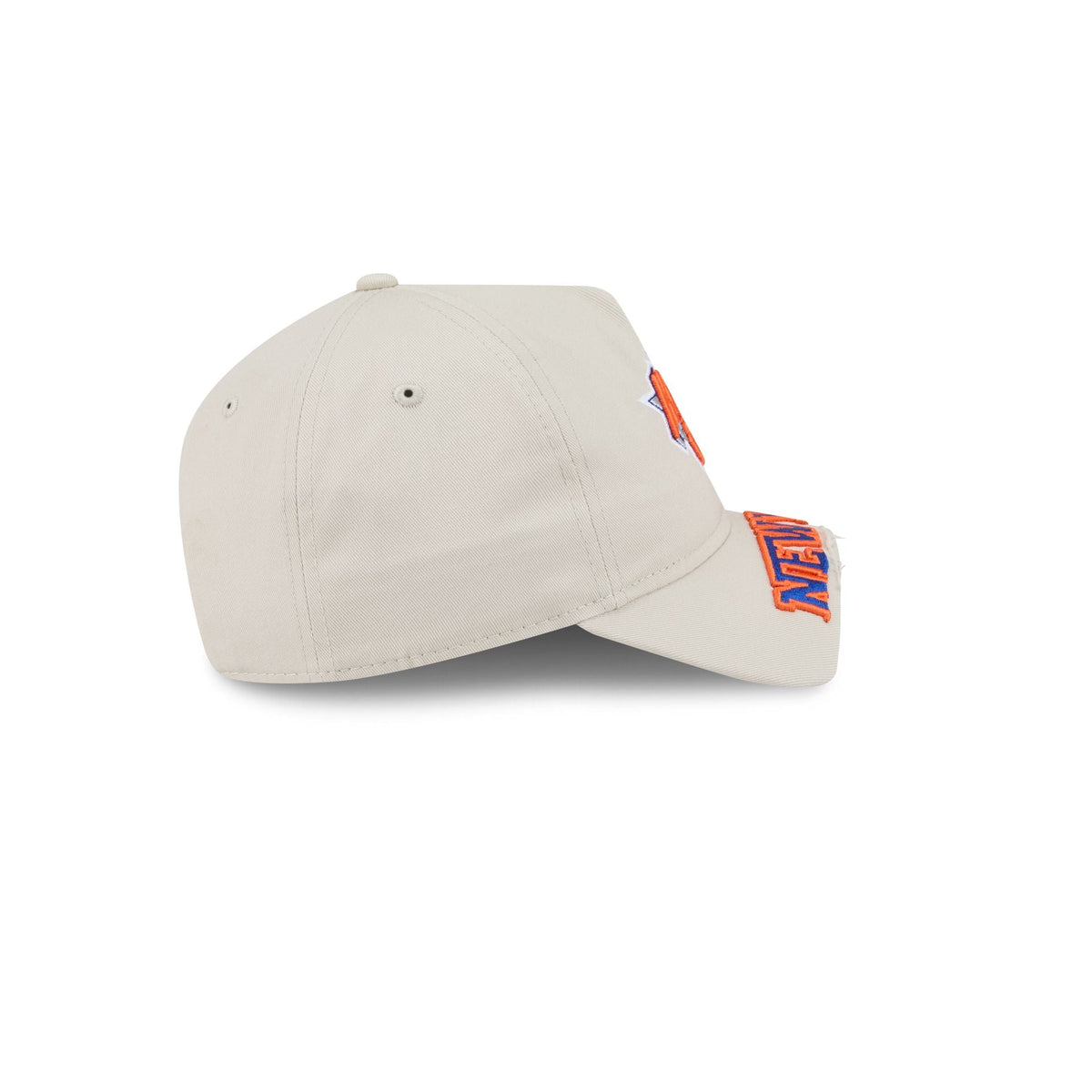 New York Knicks Stone 9FORTY A-Frame Unstructured Cut-Off Visor Snapback Hat