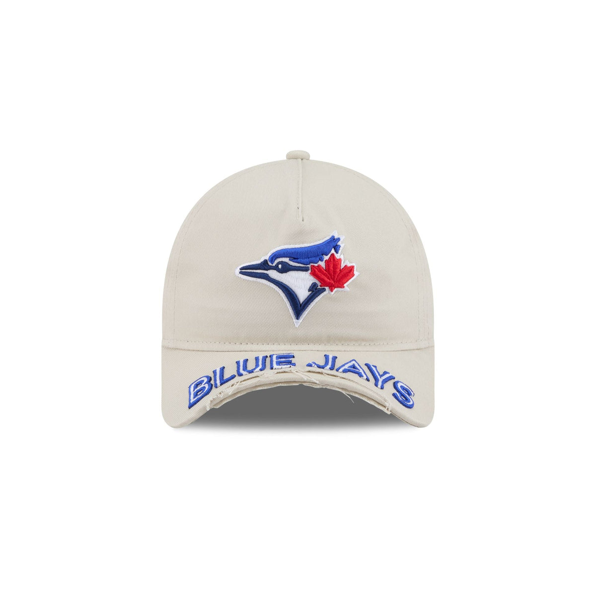 Toronto Blue Jays Stone 9FORTY A-Frame Unstructured Cut-Off Visor Snapback Hat