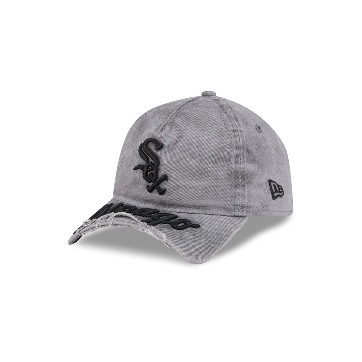 Chicago White Sox Tonal Gray 9FORTY A-Frame Unstructured Cut-Off Visor Snapback Hat