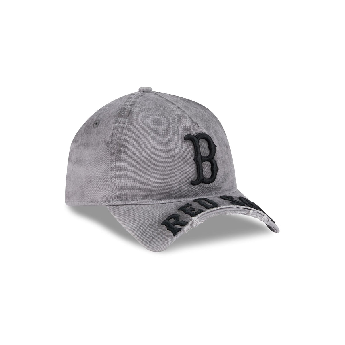 Boston Red Sox Tonal Gray 9FORTY A-Frame Unstructured Cut-Off Visor Snapback Hat