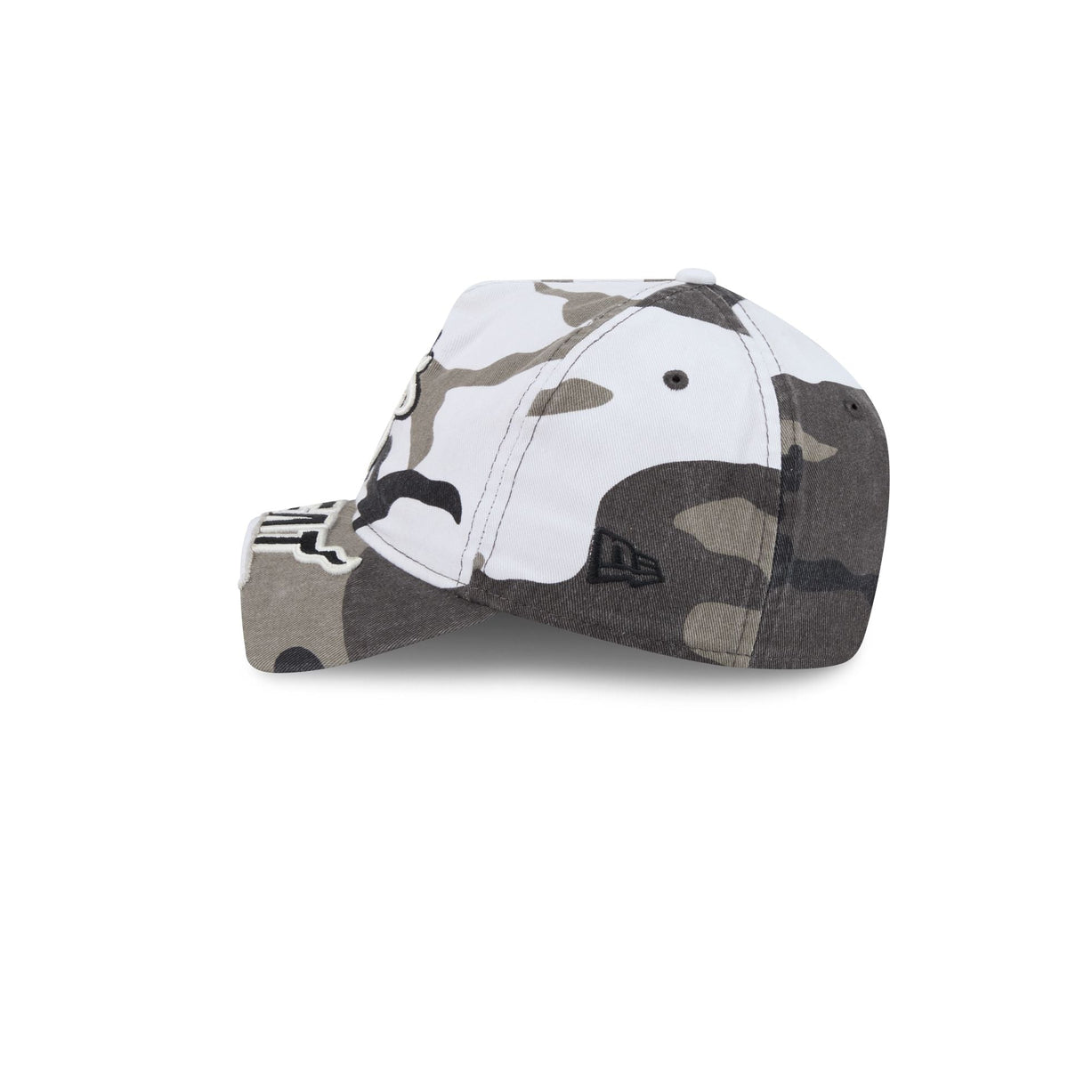 Miami Heat Washed Camo 9FORTY A-Frame Unstructured Cut-Off Visor Snapback Hat