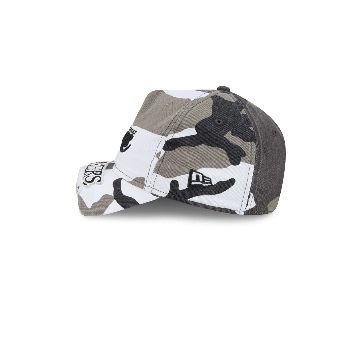 Los Angeles Lakers Washed Camo 9FORTY A-Frame Unstructured Cut-Off Visor Snapback Hat