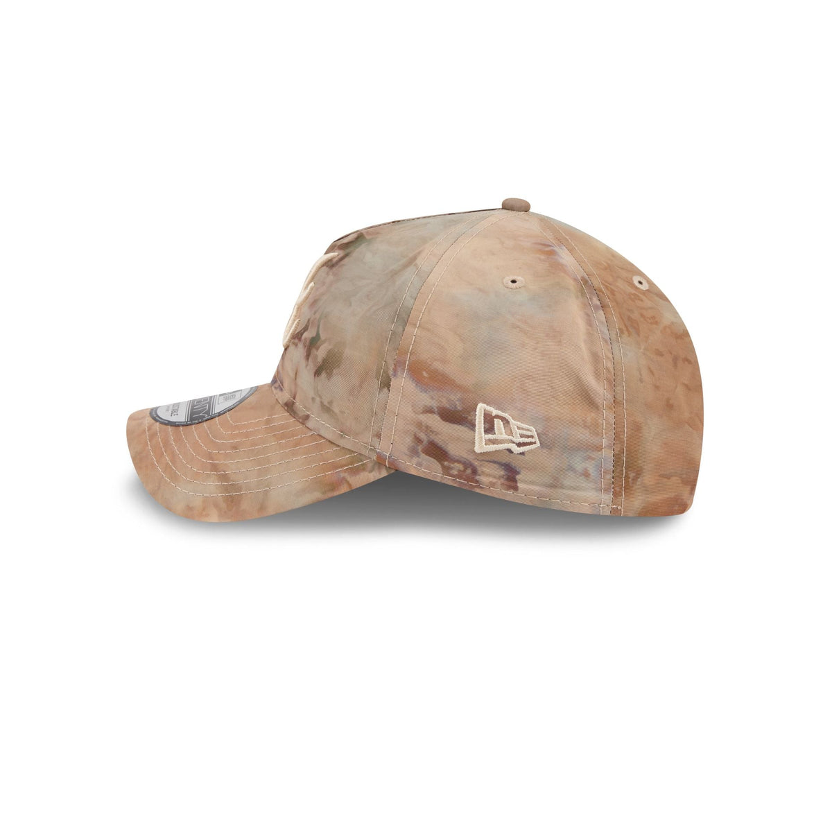 Atlanta Braves Washed Nylon Brown 9TWENTY A-Frame Adjustable Hat