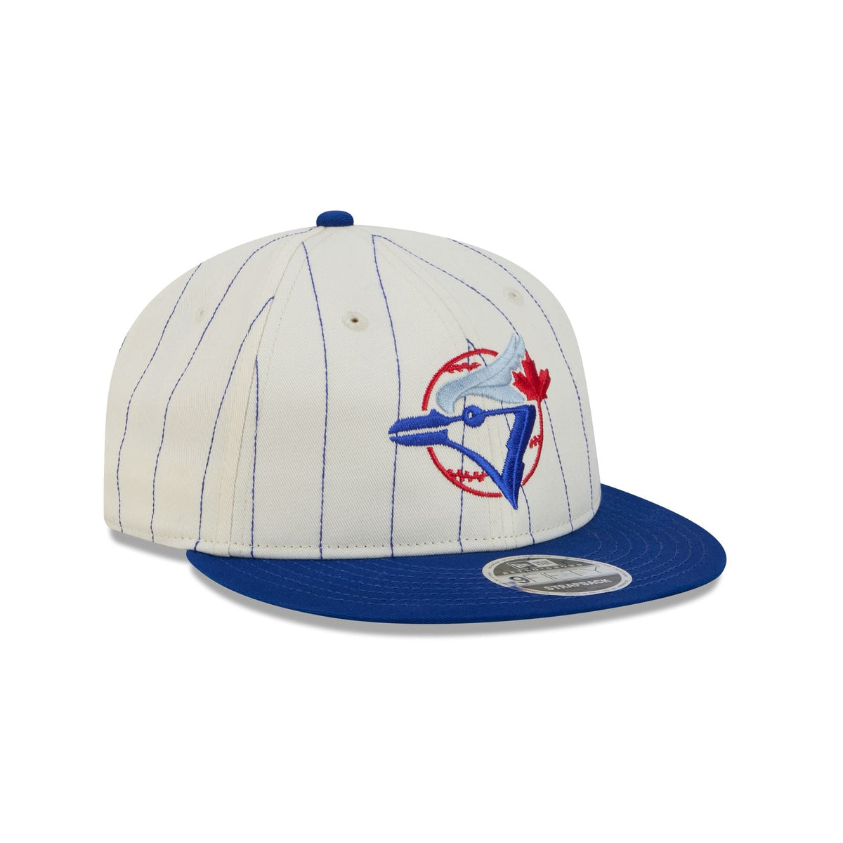 Lost & Found x Toronto Blue Jays Pinstripe Retro Crown 9FIFTY Adjustable Hat