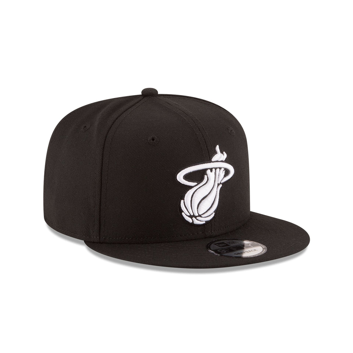Miami Heat Basic Black 9FIFTY Snapback Hat