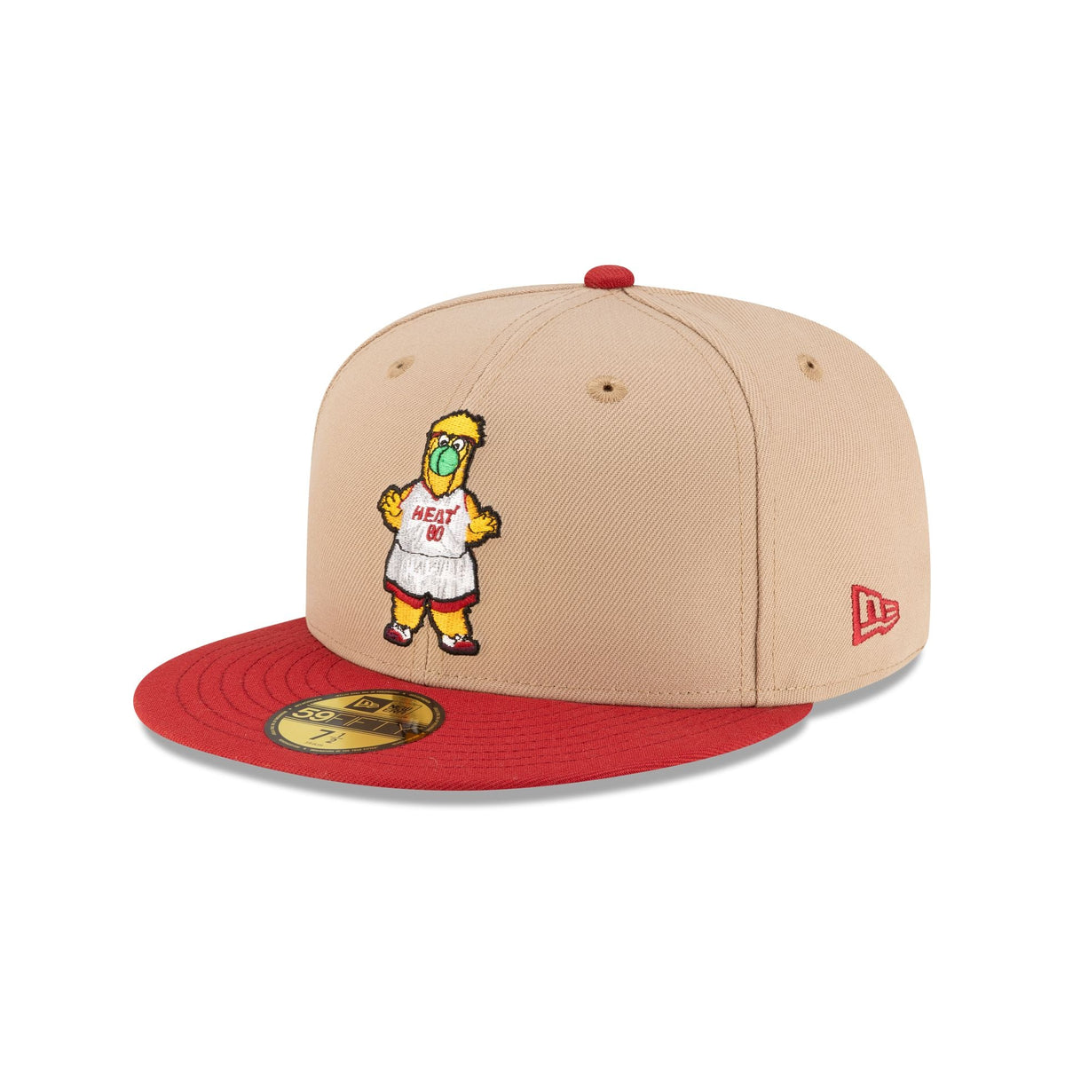 Miami Heat Mascot Camel 59FIFTY Fitted Hat