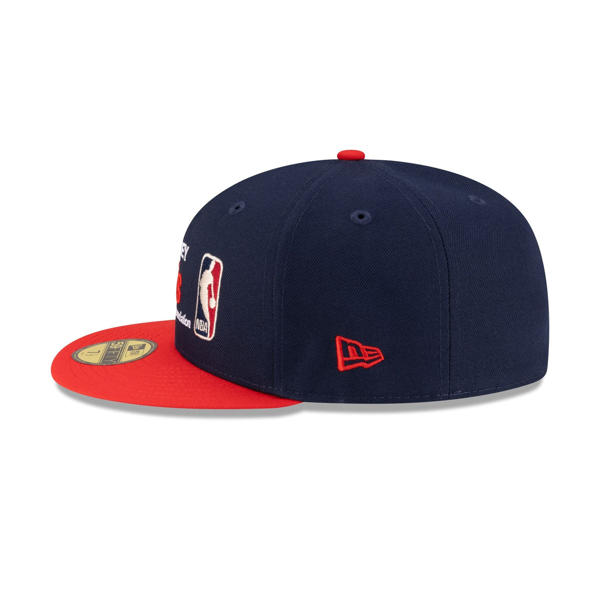 New Jersey Nets 1997-2012 Hardwood Classics Sign Stack 59FIFTY Fitted Hat