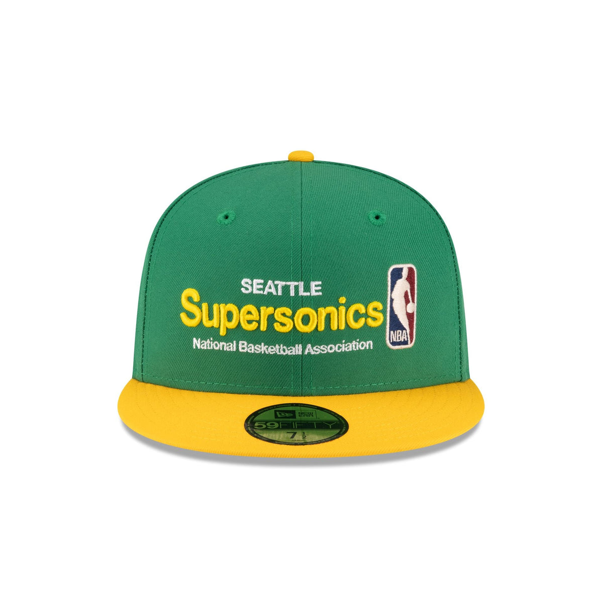 Seattle SuperSonics 1975-1995 Hardwood Classics Sign Stack 59FIFTY Fitted Hat