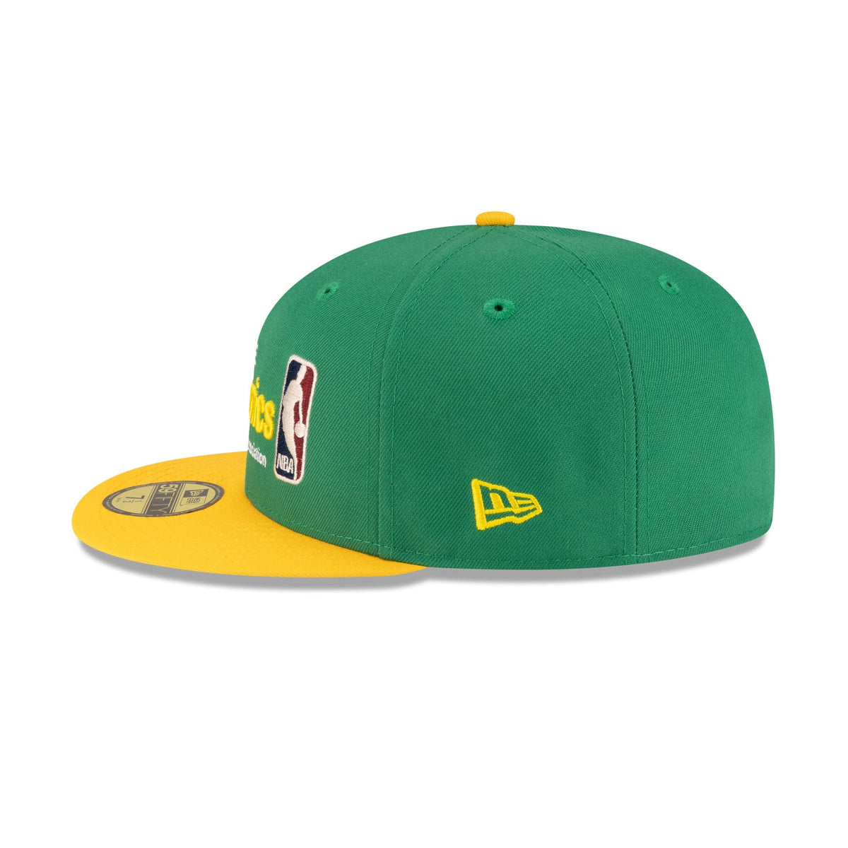 Seattle SuperSonics 1975-1995 Hardwood Classics Sign Stack 59FIFTY Fitted Hat