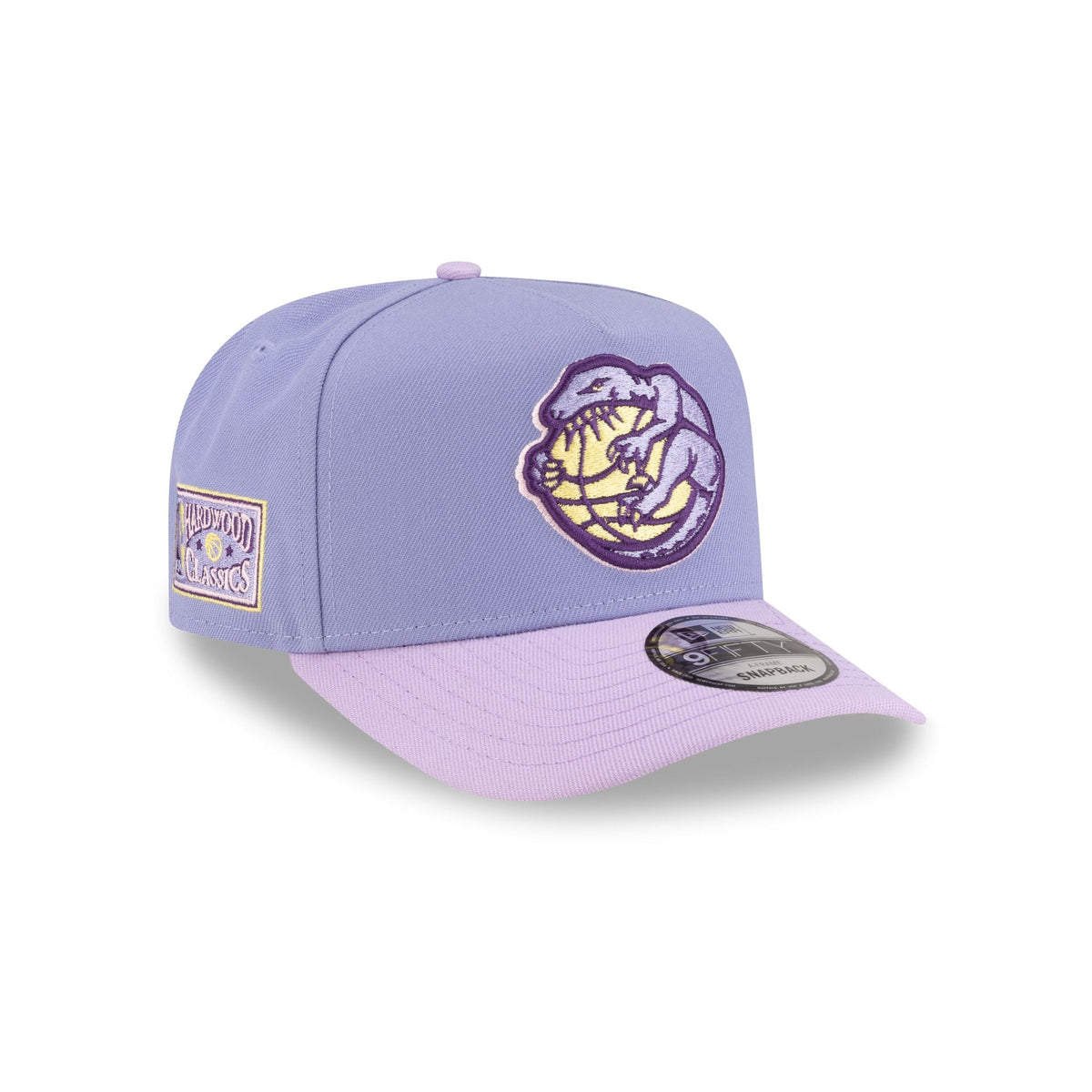 Toronto Raptors Hardwood Classics Lavender Purple 9FIFTY A-Frame Snapback Hat