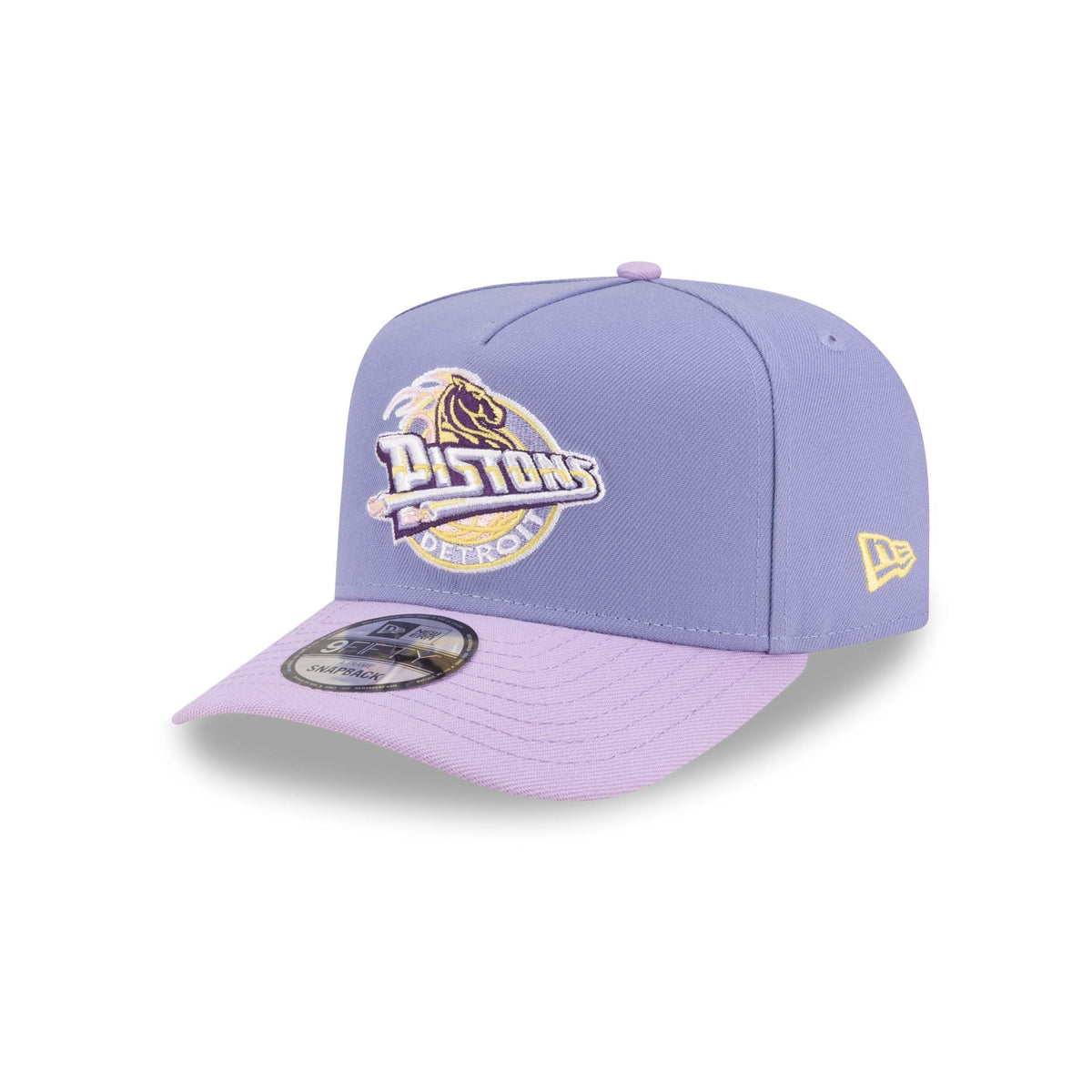 Detroit Pistons Hardwood Classics Lavender Purple 9FIFTY A-Frame Snapback Hat