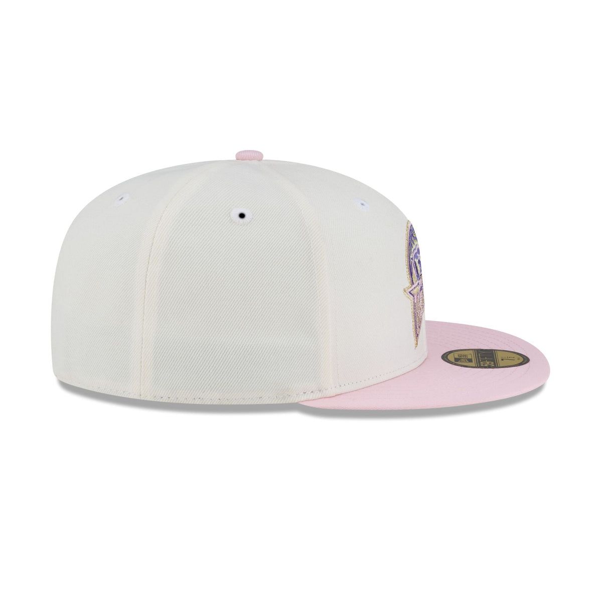 Just Caps Chrome Pink Golden State Warriors 59FIFTY Fitted Hat