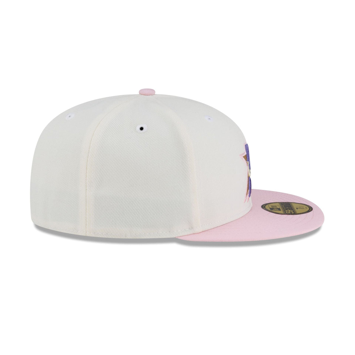Just Caps Chrome Pink Philadelphia 76ers 59FIFTY Fitted Hat