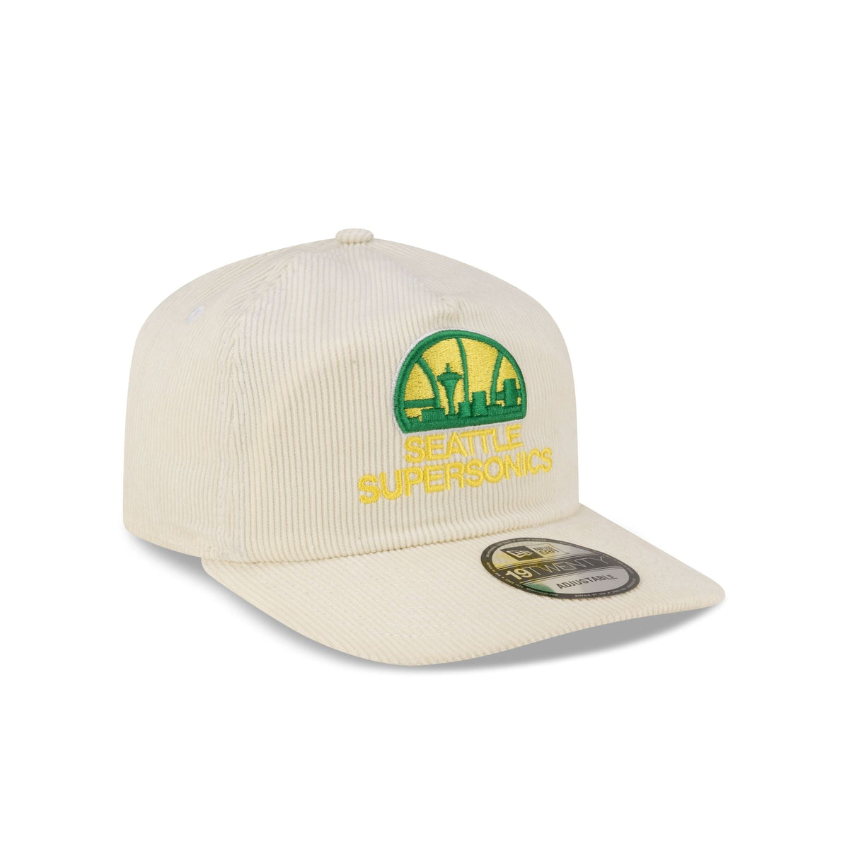Seattle Supersonics Hardwood Classics 80s Chrome Corduroy 19TWENTY Adjustable