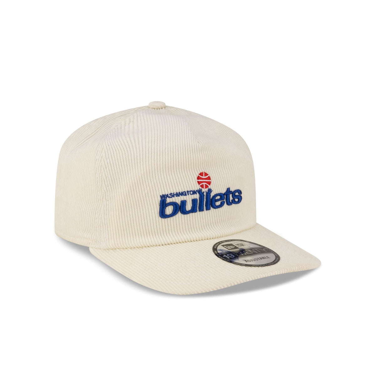 Washington Bullets Hardwood Classics 80s Chrome Corduroy 19TWENTY Adjustable