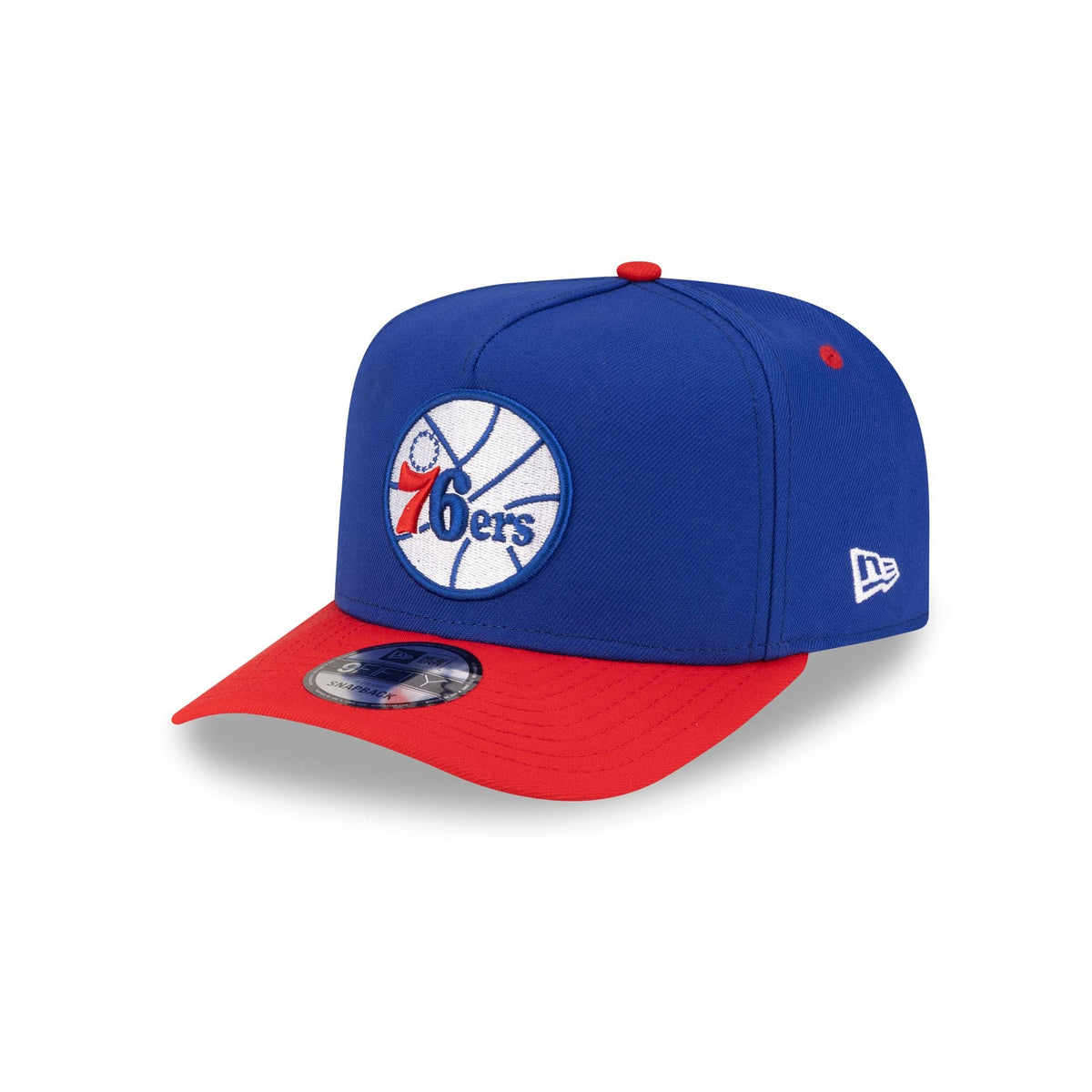 Philadelphia 76ers Hardwood Classics 80s Two Tone 9FIFTY A-Frame Snapback Hat