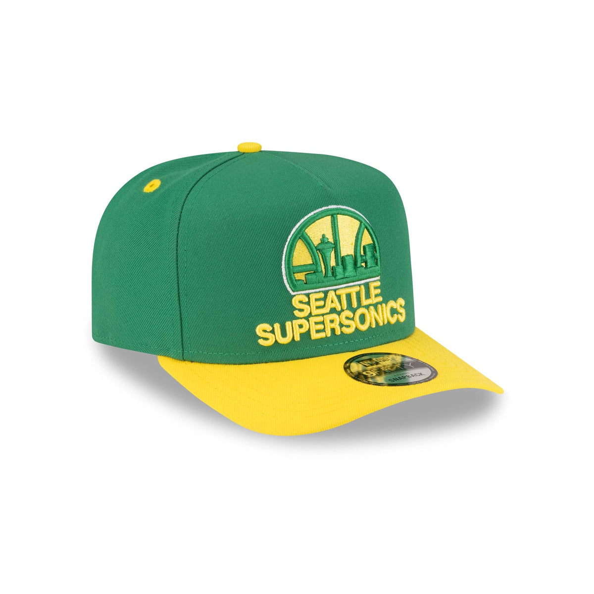 Seattle Supersonics Hardwood Classics 80s Two Tone 9FIFTY A-Frame Snapback Hat