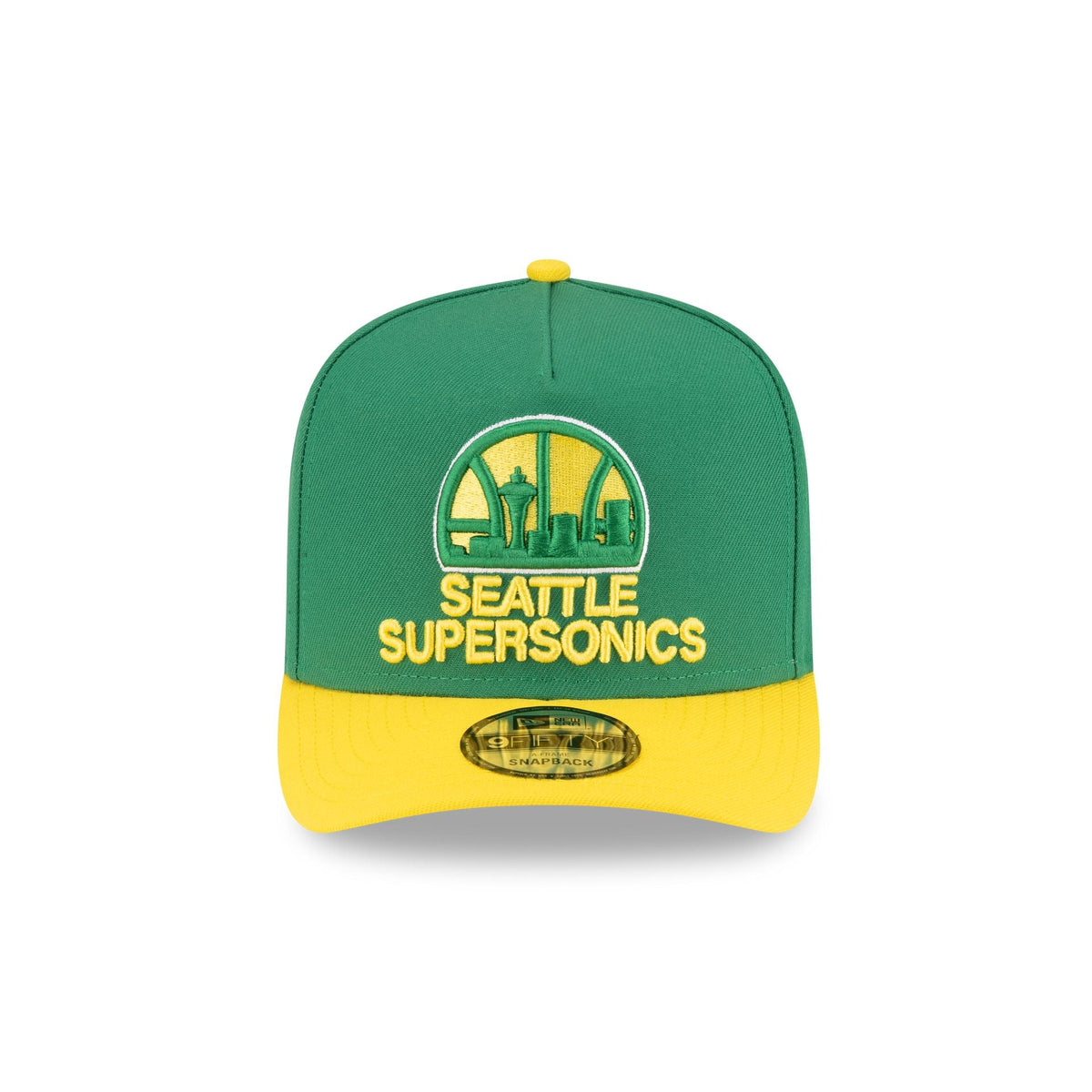Seattle Supersonics Hardwood Classics 80s Two Tone 9FIFTY A-Frame Snapback Hat