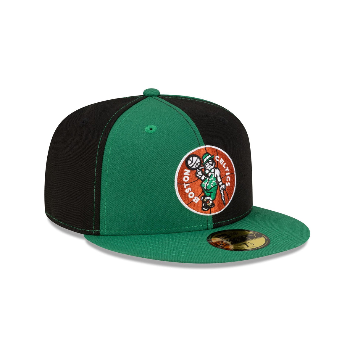 Boston Celtics Hardwood Classics 80s Pinwheel 59FIFTY Fitted Hat