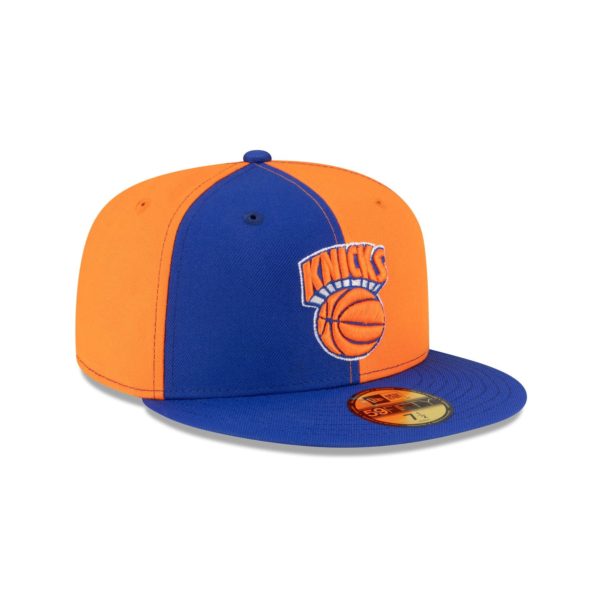 New York Knicks Hardwood Classics 80s Pinwheel 59FIFTY Fitted Hat