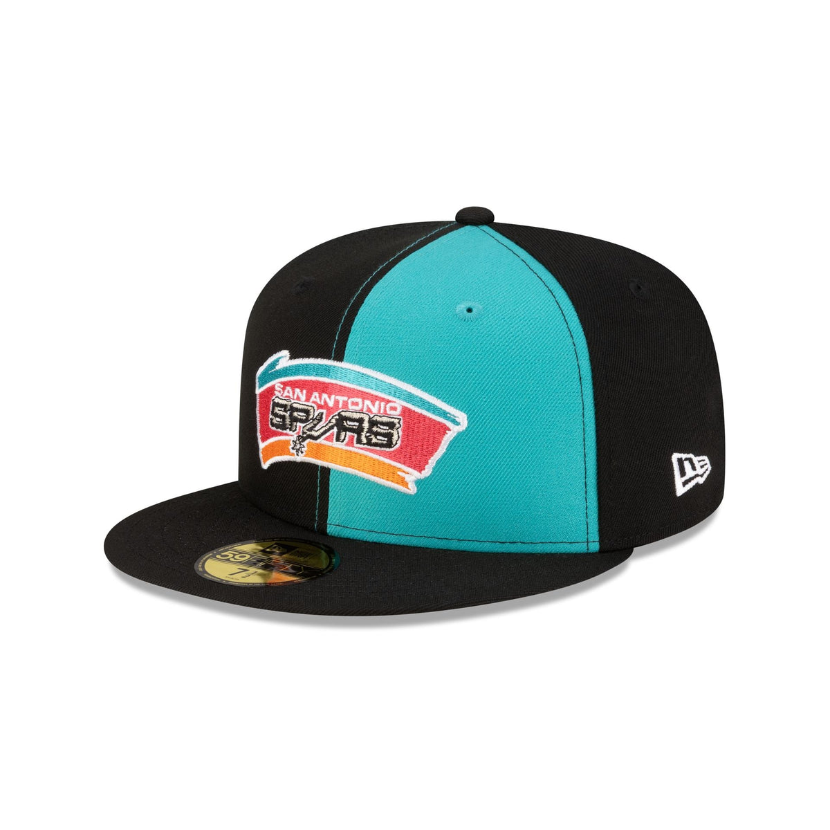 San Antonio Spurs Hardwood Classics 80s Pinwheel 59FIFTY Fitted Hat